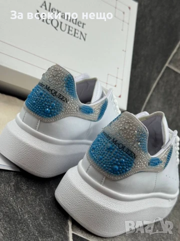Alexander McQueen Дамски Маратонки С Кристали👟Спортни Обувки Александър Макуин👟Сникърси E750, снимка 4 - Маратонки - 51293547