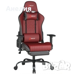 Ергономичен бял геймърски стол с поставка за крака, регулируема височина и 3D подлакътници, снимка 11 - Столове - 54042451