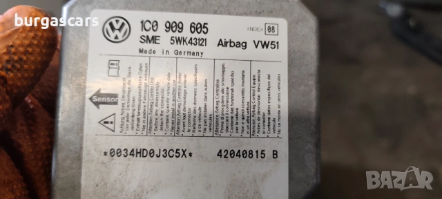 Централа airbag 1C0 909 605 Ford Galaxy 1.9-115к.с. AUY, снимка 2 - Части - 54218566