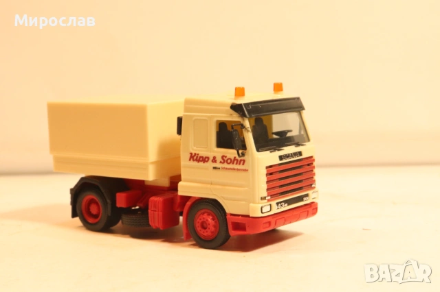 HERPA H0 1/87 SCANIA КАМИОН ВЛЕКАЧ КОЛИЧКА МОДЕЛ, снимка 5 - Колекции - 54113536