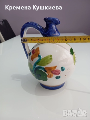 стара керамична кана, снимка 4 - Други - 52456355