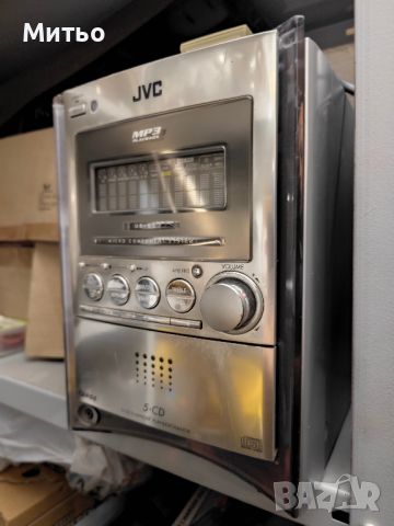 JVC мощна система с оригинално дистанционно, снимка 1 - Аудиосистеми - 45159330