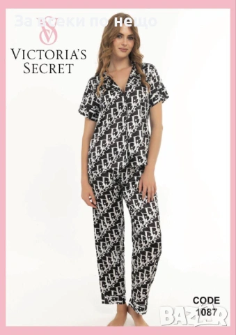 Victoria's Secret Дамски Сатенени Пижами Виктория Сикрет - Налични Различни Цветове Код SK709, снимка 17 - Пижами - 53146378