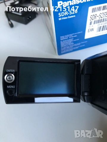 Panasonic SDR-S26 SD Card Standard Definition PAL Camcorder,70xZoom-Дигитална камера (фотоапарат), снимка 11 - Камери - 53424155