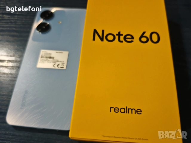 Realme Note 60 4/128GB , чисто нов, снимка 2 - Телефони с две сим карти - 53865107
