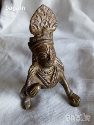 Старинна статуетка на Кришна., снимка 1 - Статуетки - 46322730