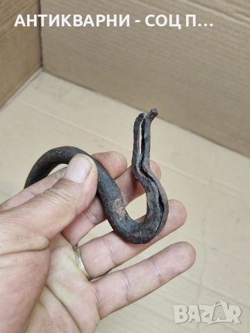 Комплект Стари Ковани Дръжки 0.520кг. НОМЕР 1326., снимка 6 - Антикварни и старинни предмети - 53940308