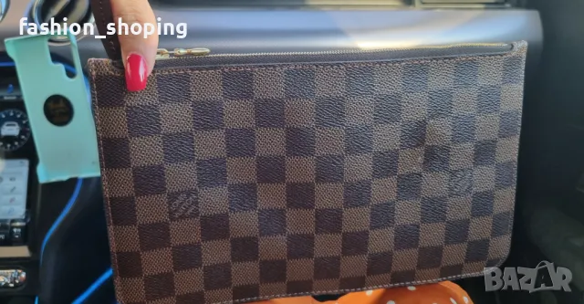 Дамска чанта Louis Vuitton damier ebene canvas pochette, снимка 1 - Чанти - 47332811