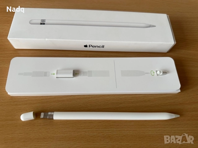 Apple Pencil (1st Gen), Оригинал, Отлично работещ - Запазена!, снимка 2 - Аксесоари за Apple - 52628045