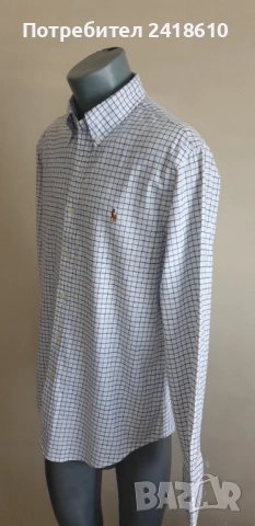 POLO Ralph Lauren Cotton Slim Fit Oxford Stretch Mens Size / L НОВО ! ОРИГИНАЛ! Мъжка Риза!, снимка 10 - Ризи - 51711873