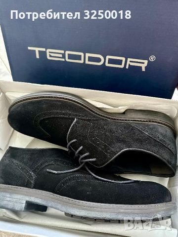 Мъжки обувки Teodor номер 43, снимка 1 - Официални обувки - 45527633