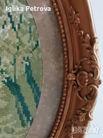 Гоблен Пролет в планинското пасище, снимка 6 - Гоблени - 53399211