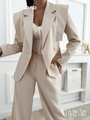 Дамски елегантен комплект от две части, 6цвята , снимка 4 - Комплекти - 53702440