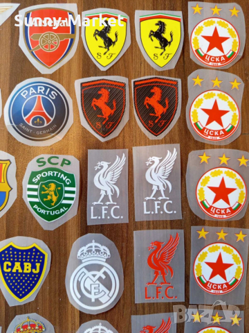 ЩАМПИ  ЗА ДРЕХИ- С ЮТИЯ - известни марки и футболни отбори , снимка 10 - Копирни услуги - 53682105