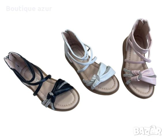ТОП детски сандали за момиче, закопчаване с цип, високо качество, снимка 3 - Детски обувки - 45238892