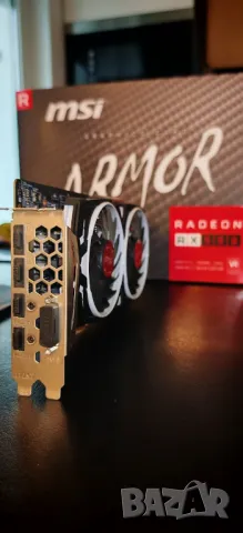 Продавам Перфектна Видео Карта MSI Armor RX 580 8Gb Неразличима от Нова, снимка 11 - Видеокарти - 48431065