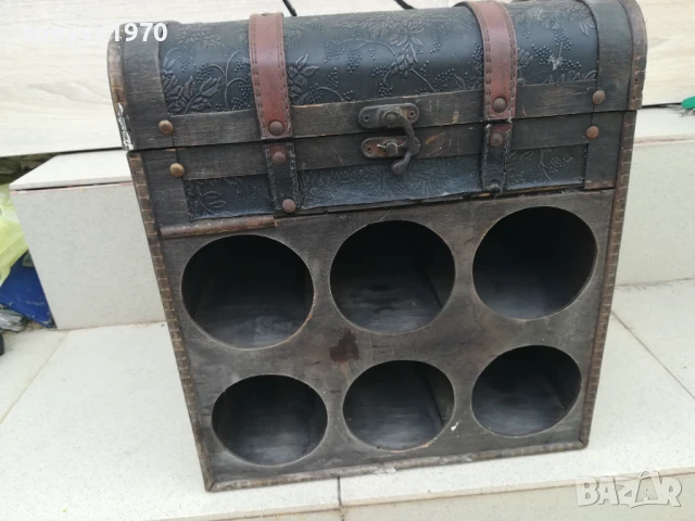 КУТИЯ ЗА ВИНО 0406250728LCHERY, снимка 5 - Антикварни и старинни предмети - 50542720