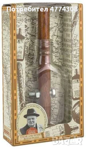 3D пъзел Professor Puzzle - Пурата и бутилката с уиски на Чърчил, снимка 7 - Образователни игри - 53938972