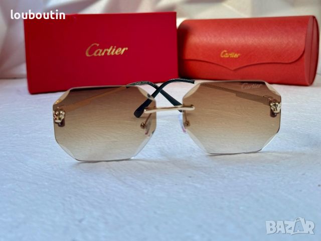 Cartier 2024 дамски слънчеви очила Осмоъгълни 4 цвята, снимка 8 - Слънчеви и диоптрични очила - 45248097