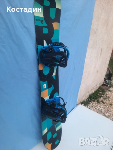 Сноуборд   142см.BURTON PROGRESSION  с автомати. , снимка 6 - Зимни спортове - 53027825