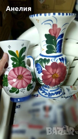 Две вази еднакъв стил, снимка 7 - Вази - 51177962