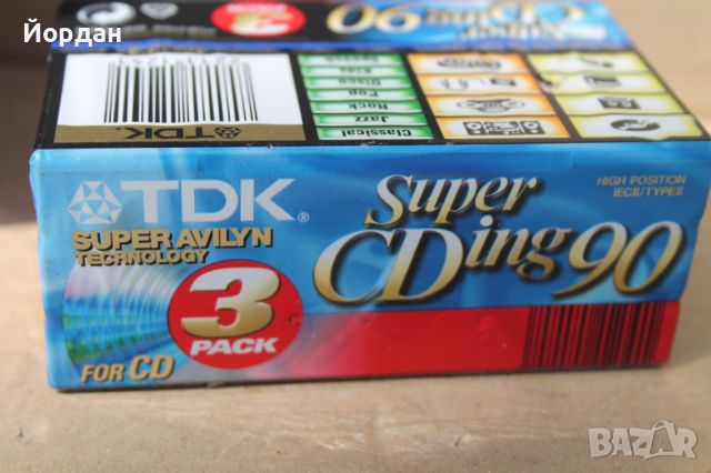 Аудио касетка 'TDK Super Avilyn 90'', снимка 5 - Аудио касети - 46472489