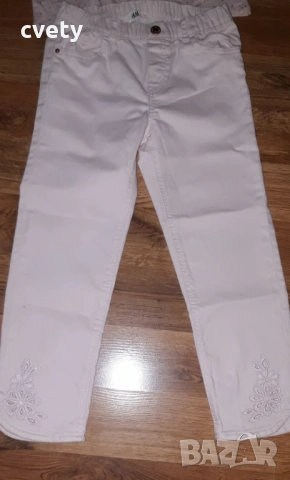 Сет в розово поло Kiabi и панталон НМ за ръст 134 , снимка 4 - Детски панталони и дънки - 54166911