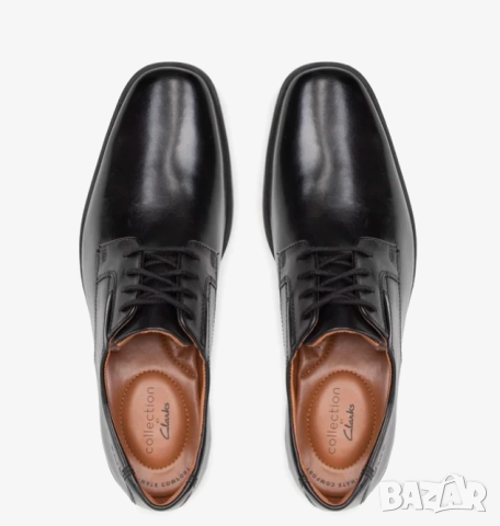 кожени официални обувки Clarks TILDEN PLAIN номер 40, снимка 5 - Официални обувки - 51968517