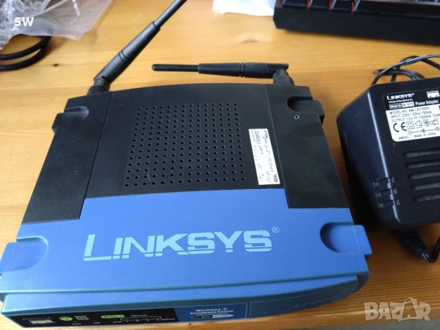 Рутер LINKSYS WRT54GL + захр., снимка 2 - Рутери - 46482091