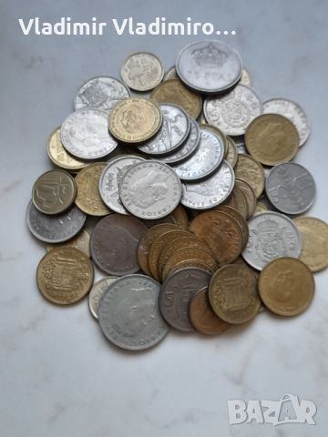Монети испания, снимка 1 - Нумизматика и бонистика - 46318087