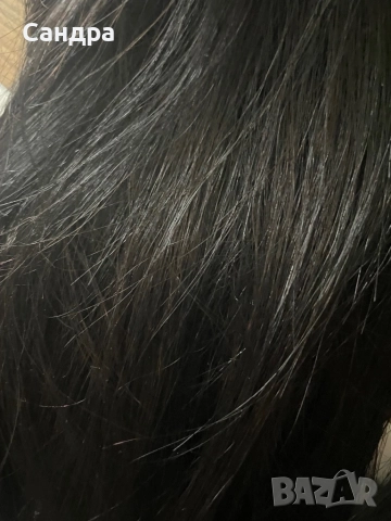 Естествена коса 2 реда, снимка 1