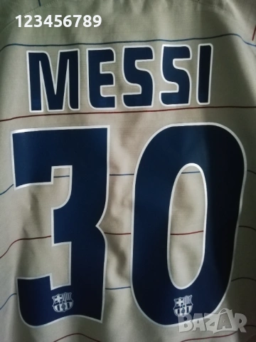 Barcelona #30 Messi 2003/2004/2005 оригинална тениска фланелка Меси Барселона екип , снимка 4 - Тениски - 53522029