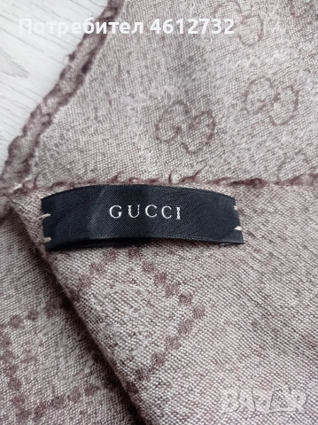 Дамски шал Gucci, снимка 4 - Шалове - 53494728