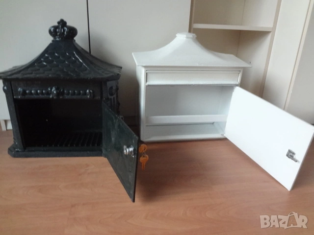 Голяма пощенска кутия-лят алуминий- 2 бр. от Германия, снимка 3 - Градински мебели, декорация  - 53726833