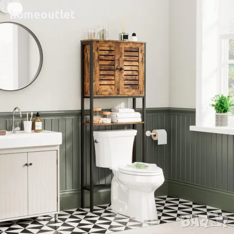 ПРОМОЦИЯ Надстройка / органайзер за съхранение в индустриален стил BF43TS01, снимка 4 - Етажерки - 49303118