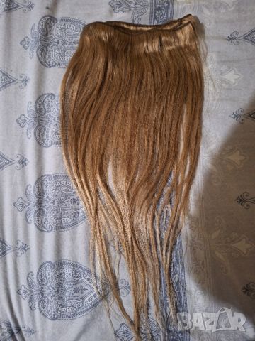 100%Естествена Индийска коса натурална 50гр 55см, снимка 6 - Аксесоари за коса - 43610546