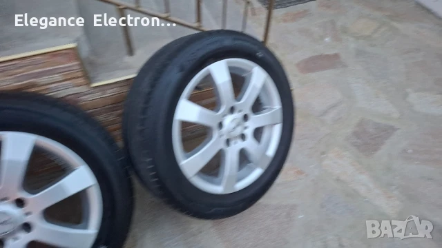 Продавам 4бр. алуминиеви джанти Ronal 16" 5x112 с гуми Hankook, снимка 6 - Гуми и джанти - 50608243