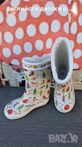 Английски детски гумени ботуши, снимка 4 - Детски боти и ботуши - 52190648