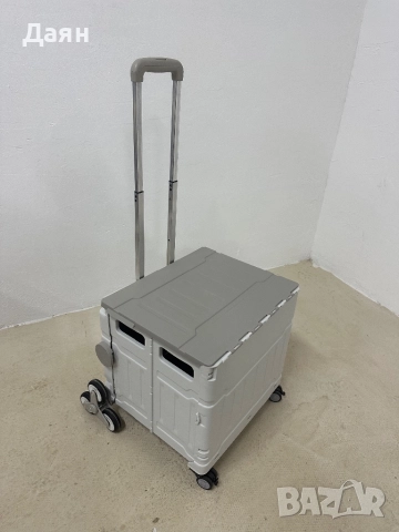 Сгъваема пазарска количка HOMCOM с телескопична дръжка , снимка 6 - Други - 52415638