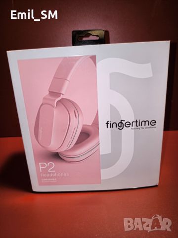 Стерео блутуут слушалки модел: Fingertime P2 с вход за карта памет и микрофон, снимка 1 - Bluetooth слушалки - 45456895