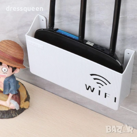 4665 Стилна кутия-органайзер за Wi-Fi рутер Елегантно решение за вашия дом