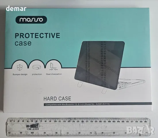 Калъф MOSISO за MacBook Air 13 инча, M4, M3, M2 2025, 2024, 2023, 2022, A3240, A3113, A2681, снимка 8 - Лаптоп аксесоари - 50042791