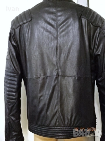 мъжко кожено яке, снимка 5 - Якета - 53143981