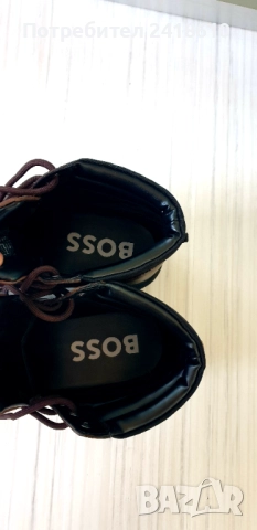 Hugo Boss Leather  Mens Size 45/29 - 29.5 см. НОВО! ОРИГИНАЛ! Мъжки Обувки!, снимка 2 - Спортно елегантни обувки - 52258802
