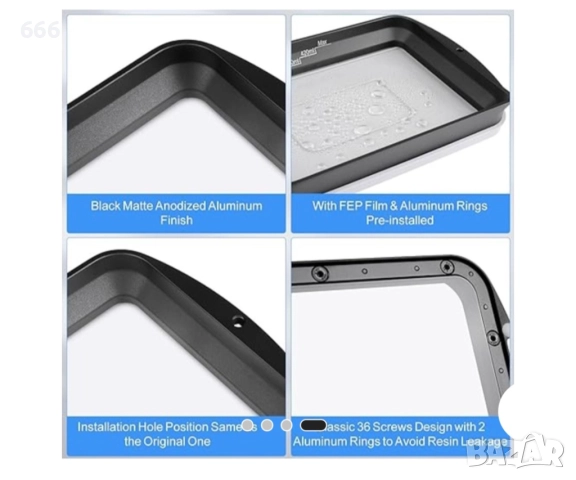 Резервоарът за смола Sovol е съвместим с 3D принтери, снимка 5 - Друга електроника - 52894621