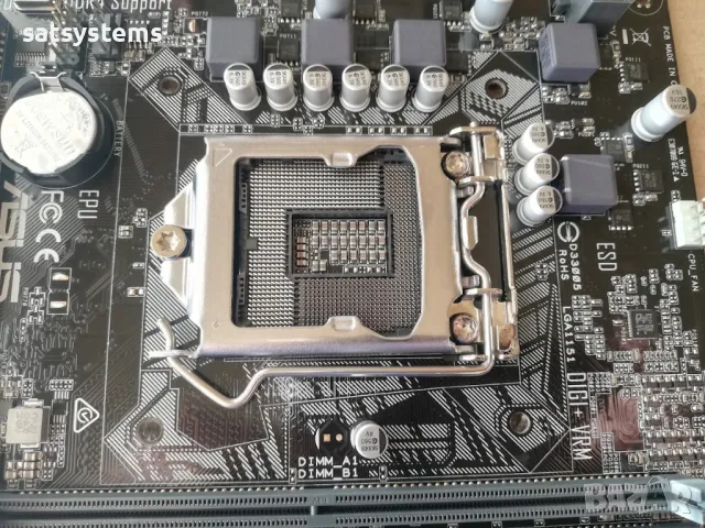 Дънна платка Asus H110M-K Socket LGA1151, снимка 6 - Дънни платки - 47704762