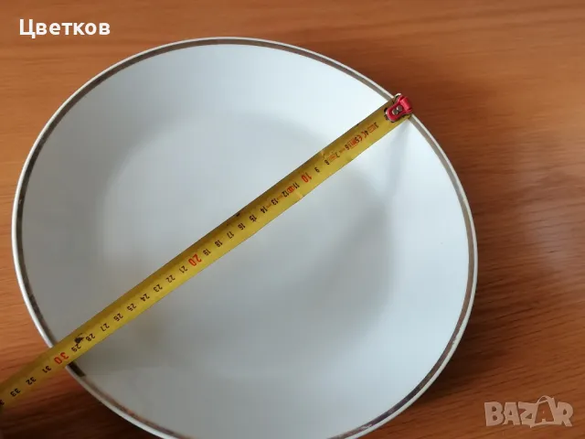 Супник с черпак,овално плато и чиния "Krone Qualitats Porcellan", снимка 12 - Антикварни и старинни предмети - 49616499