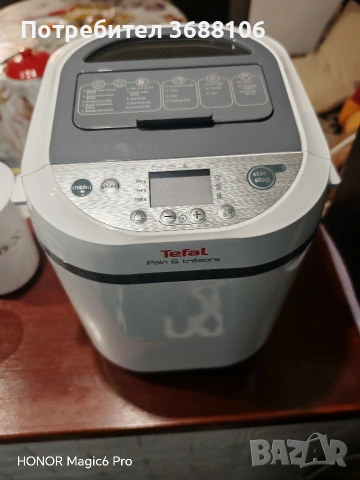 хлебопекарна Tefal с гаранция, снимка 4 - Хлебопекарни - 53672643