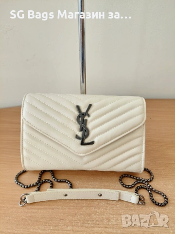 Ysl yves saint laurent дамска чанта през рамо лукс чанта  код 219, снимка 8 - Чанти - 43945983