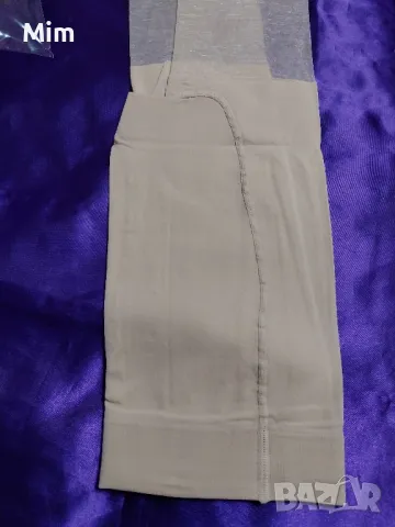 L- 2XL Чорапогащник цвят телесен с златист брокат , снимка 6 - Бельо - 48956113